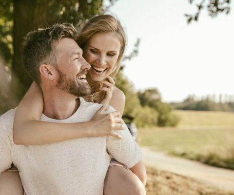 Carefree couple in the nature (Demo) Carefree couple in the nature